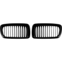  BMW 7-Series E38 95-02 Single Rib Matte Black Sports Grill / Kidneys DIEDERICHS