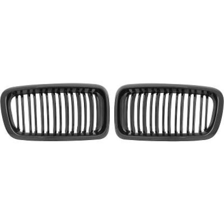  BMW 7-Series E38 94-02 Single Rib Gloss Black Sport Grille / Kidneys Sport-Look DIEDERICHS in the group Select car model / BMW / 7-series (E38) 94-01 / Styling at DDESIGN Scandinavia AB (1242440)