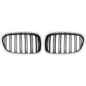  BMW 7-Series F01 08-12 Double Ribbed Chrome/Black Sports Grille / Kidneys DIEDERICHS