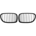  BMW 7-Series F01 12-15 Single Rib Gloss Black Sports Grill / Kidneys Performance-Look DIEDERICHS