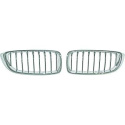  BMW 4-Series F32/33/36 13-21 Single Ribbed Chrome Sports Grill / Kidneys DIEDERICHS