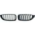 BMW 4-Series F32/33/36 13-21 Double-ribbed Glossy Black Sport Grille / Kidneys Sport-Look DIEDERICHS
