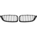  BMW 4-Series F32/33/36 13-21 Single Rib Gloss Black Sports Grill / Kidneys Performance-Look DIEDERICHS