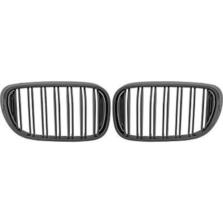  BMW 7-Series G11 15-19 Double Ribbed Glossy Black Sports Grill / Kidneys Sport-Look DIEDERICHS in the group Select car model / BMW / 7-series (G11-G12) 15+ at DDESIGN Scandinavia AB (1260240)