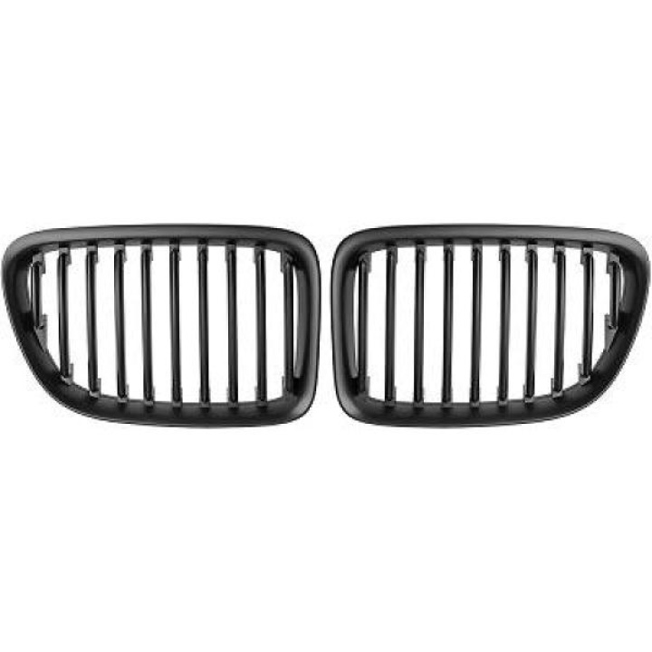  BMW X1 E84 09-15 Single Rib Matte Black Sports Grille / Kidneys DIEDERICHS in the group Select car model / BMW / X1 (E84) 09-15 / Styling / Grilles at DDESIGN Scandinavia AB (1265340)