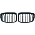  BMW X1 E84 09-15 Double-ribbed Glossy Black Sports Grill / Kidneys Performance-Look DIEDERICHS