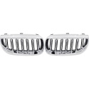  BMW X3 E83 03-08 Single Rib Chrome Sports Grille / Kidneys DIEDERICHS