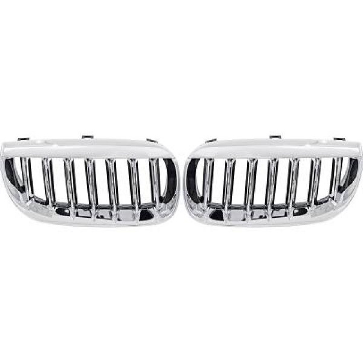  BMW X3 E83 03-08 Single Rib Chrome Sports Grille / Kidneys DIEDERICHS in the group Select car model / BMW / X3 (E83) 03-10 / Styling at DDESIGN Scandinavia AB (1275240)