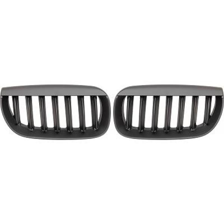  BMW X3 E83 03-08 Single Rib Matte Black Sport Grille / Kidneys DIEDERICHS in the group Select car model / BMW / X3 (E83) 03-10 / Styling at DDESIGN Scandinavia AB (1275340)