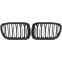  BMW X3 F25 10-13 Double Ribbed Matte Black Sport Grille / Kidneys Sport-Look DIEDERICHS