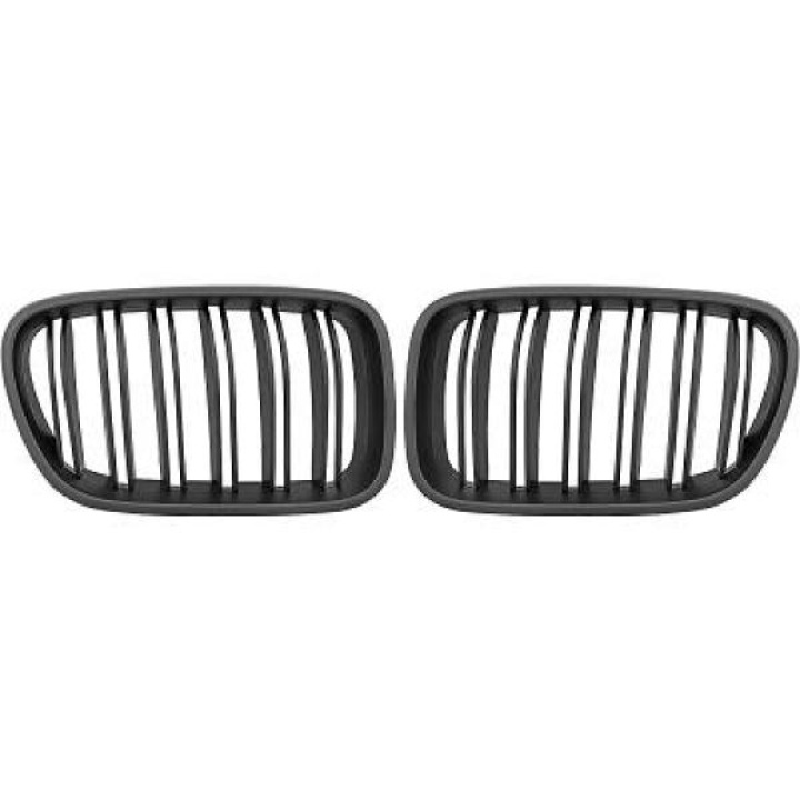  BMW X3 F25 10-13 Double Ribbed Matte Black Sport Grille / Kidneys Sport-Look DIEDERICHS in the group Select car model / BMW / X3 (F25) 10-17 at DDESIGN Scandinavia AB (1276442)