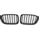 BMW X3 F25 14-18 Double-ribbed Glossy Black Sport Grille / Kidneys Sport-Look DIEDERICHS