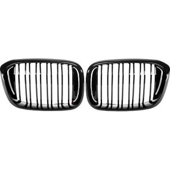  BMW X3 G01 18+ Double Ribbed Gloss Black Sports Grill / Kidneys Sport-Look DIEDERICHS in the group Select car model / BMW / X3 (G01) 18+ at DDESIGN Scandinavia AB (1277241)