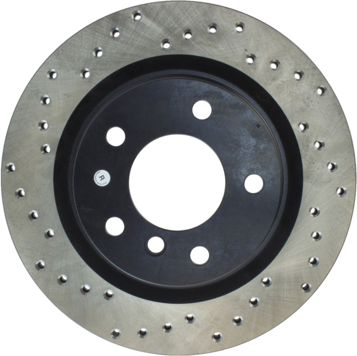 128.33104L Audi Drilled Disc Left Rear Stoptech in the group Select car model / Audi / A6 - S6 - RS6 (C6) 2004-2011 / Brakes at DDESIGN Scandinavia AB (128.33104L)