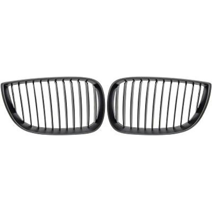  BMW 1-Series E87 04-07 Single Rib Matte Black Sports Grill / Kidneys DIEDERICHS in the group Select car model / BMW / 1-series (E81-E87) 2004-2013 / Styling at DDESIGN Scandinavia AB (1280240)