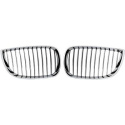  BMW 1-Series E87 04-07 Single Rib Chrome Sport Grille / Kidneys DIEDERICHS