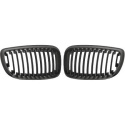  BMW 1-Series E87 04-07 Single Rib Black Sports Grill / Kidneys DIEDERICHS