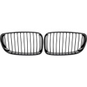  BMW 1-Series E87 07-11 Single Rib Gloss Black Sports Grill / Kidneys Performance-Look DIEDERICHS