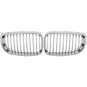  BMW 1-Series E87 07-11 Single Ribbed Chrome Sports Grille / Kidneys DIEDERICHS
