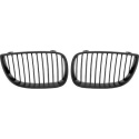  BMW 1-Series E87 04-07 Single Rib Matt Black Sports Grill / Kidneys Performance-Look DIEDERICHS