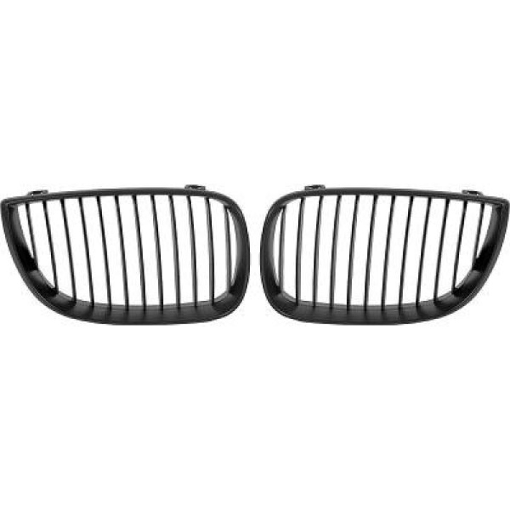  BMW 1-Series E87 04-07 Single Rib Matt Black Sports Grill / Kidneys Performance-Look DIEDERICHS in the group Select car model / BMW / 1-series (E81-E87) 2004-2013 / Styling at DDESIGN Scandinavia AB (1280740)