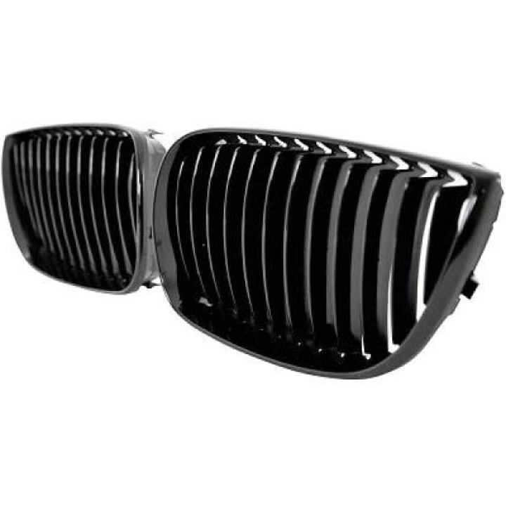  BMW 1-Series E87 04-07 Single Rib Gloss Black Sports Grill / Kidneys Performance-Look DIEDERICHS in the group Select car model / BMW / 1-series (E81-E87) 2004-2013 / Styling at DDESIGN Scandinavia AB (1280741)