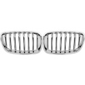 BMW 1-Series F20 11-15 Single Rib Chrome Sports Grill / Kidneys DIEDERICHS