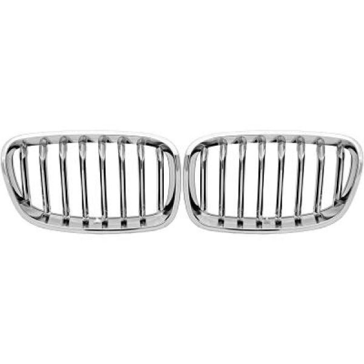  BMW 1-Series F20 11-15 Single Rib Chrome Sports Grill / Kidneys DIEDERICHS in the group Select car model / BMW / 1-series 2-series (F20-F23) 2011-2019 / Styling / Grilles at DDESIGN Scandinavia AB (1281440)