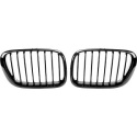  BMW X5 E53 99-03 Single Rib Gloss Black Sports Grill / Kidneys Performance-Look DIEDERICHS