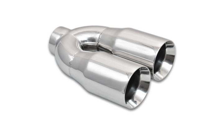 Dual 3.5\'\' Round Stainless Steel Tips (Single Wall, Straight Cut) Vibrant Performance in the group Tuning / Exhaust and Manifold / Exhaust tips at DDESIGN Scandinavia AB (1339)