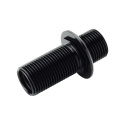 AC -10 Bulkhead Hose Adapter & Locking Nut - Black T7 Design