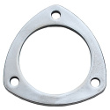 3-bolt Stainless Steel Flange (2.5\'\' I.D.) - Single Flange, Retail Packed Vibrant Performance