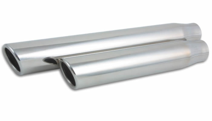 3\'\' Round Stainless Steel Tip (Single Wall, Angle Cut) - 2.5\'\' inlet, 11\'\' long Vibrant Performance in the group Tuning / Exhaust and Manifold / Exhaust tips at DDESIGN Scandinavia AB (1575)