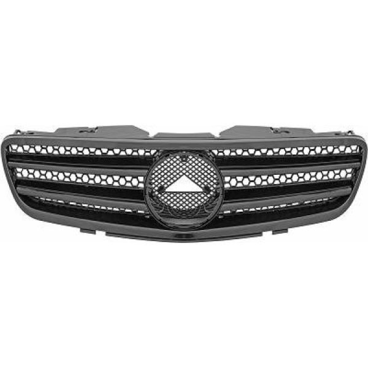 MERCEDES SL-Class R230 01-08 Black Sport Grille AMG Sport-Look DIEDERICHS in the group Select car model / Mercedes Benz / SL-Class 01-12 (R230) / Styling at DDESIGN Scandinavia AB (1600241)