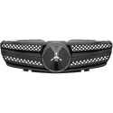  MERCEDES SL-Class R230 01-08 Black Sports grill DIEDERICHS