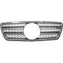MERCEDES E-Class W210 99-02 Black/Chrome Sports grill AMG Sport-Look DIEDERICHS