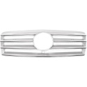 MERCEDES E-Class W210 96-99 Ribbed Silver/Chrome Sport Grille AMG Sport-Look DIEDERICHS