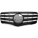 MERCEDES E-Class W211 06-09 Ribbed Black Sports Grille CL-Look DIEDERICHS