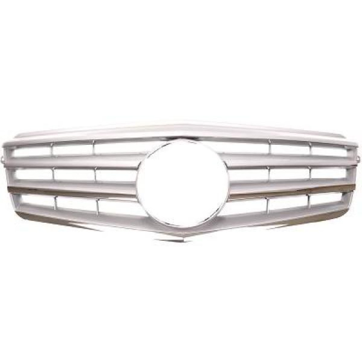 MERCEDES E-Class W212 09-13 Ribbed Chrome Sport Grille AMG Sport-Look DIEDERICHS in the group Select car model / Mercedes Benz / E-Class 09-16 (W212) / Styling at DDESIGN Scandinavia AB (1616441)
