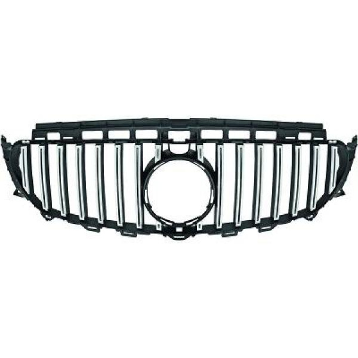 MERCEDES E-Class W213/C238 16-20 Black/Chrome Panamericana Sport grill AMG/GT-R-Look (not facelift) DIEDERICHS in the group Select car model / Mercedes Benz / E-Class 17+ (W213 - C238) / Styling at DDESIGN Scandinavia AB (1618442)