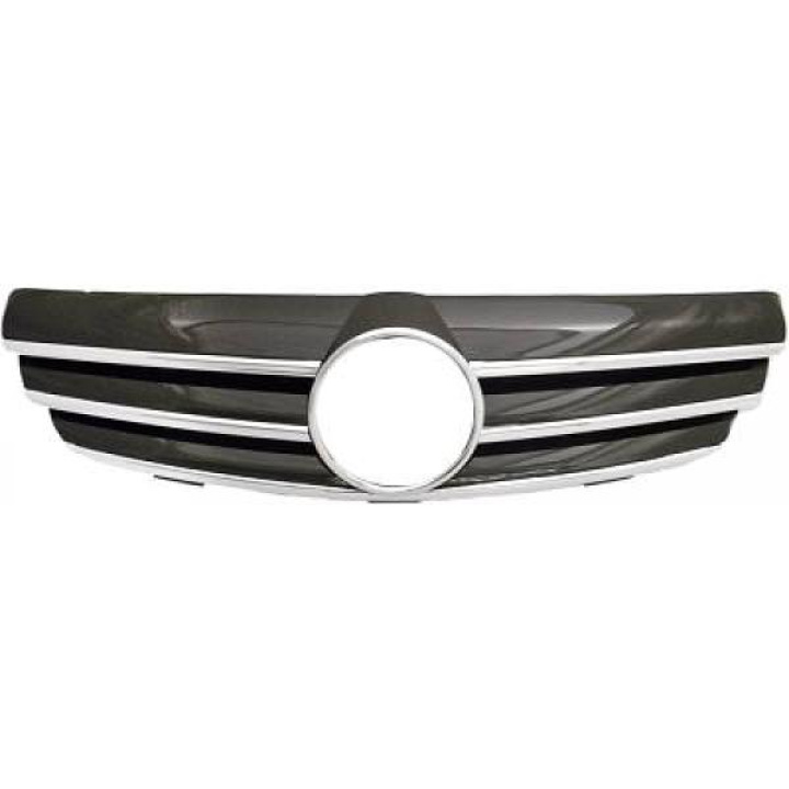 MERCEDES CLK-Class W209 02+ Black/Chrome Sports grill CL-Look DIEDERICHS in the group Select car model / Mercedes Benz / CLK-Class 02-10 (W209) / Styling at DDESIGN Scandinavia AB (1626240)