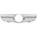MERCEDES CLK-Class W209 02-09 Silver/Chrome Sports grill SL-Look DIEDERICHS
