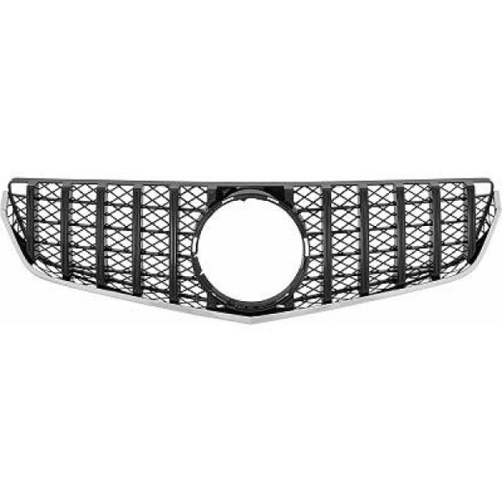 MERCEDES E-Class C207 09-13 Black Panamericana Sport Grille AMG/GT-Look DIEDERICHS in the group Select car model / Mercedes Benz / E-Class 09-16 (W212) / Styling at DDESIGN Scandinavia AB (1627341)
