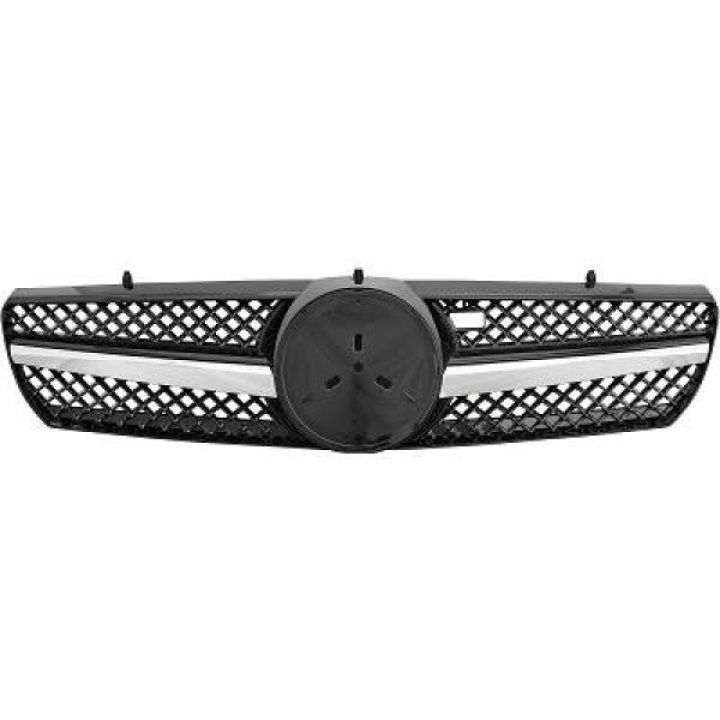 MERCEDES CL-Class C215 99-06 Black/Chrome Sports grill SL-Look DIEDERICHS in the group Select car model / Mercedes Benz / CL-Class 99-06 (C215) / Styling at DDESIGN Scandinavia AB (1646240)