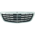 MERCEDES S-Class W222 14+ Ribbed Black/Chrome Sports grill S65 AMG-Look (with radar) (without night vision) DIEDERICHS