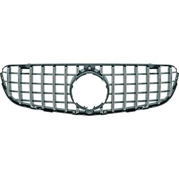  MERCEDES GLC-Class C/X253 15-19 Black/Chrome Panamericana Sport grill AMG/GT-Look DIEDERICHS in the group Select car model / Mercedes Benz / GLC-Class 16+ (X253) at DDESIGN Scandinavia AB (1656241)