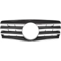 MERCEDES C-Class W202 92-99 Ribbed Black/Chrome Sport Grille AMG Sport-Look DIEDERICHS