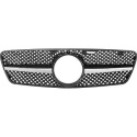 MERCEDES C-Class W203 00-06 Chrome/Black Sports grill AMG Sport-Look DIEDERICHS