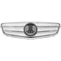 MERCEDES C-Class W204 07-11 Silver/Chrome Sport grill AMG Sport-Look DIEDERICHS