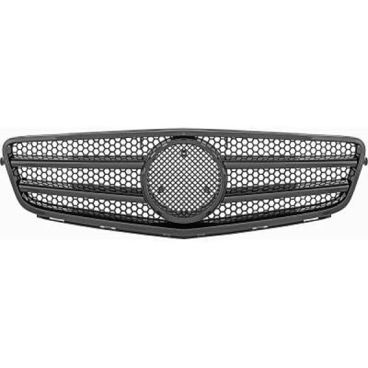  MERCEDES C-Class W204 07-11 Black Sport Grille AMG Sport-Look DIEDERICHS in the group Select car model / Mercedes Benz / C-Class 07-15 (W204) / Styling at DDESIGN Scandinavia AB (1672442)